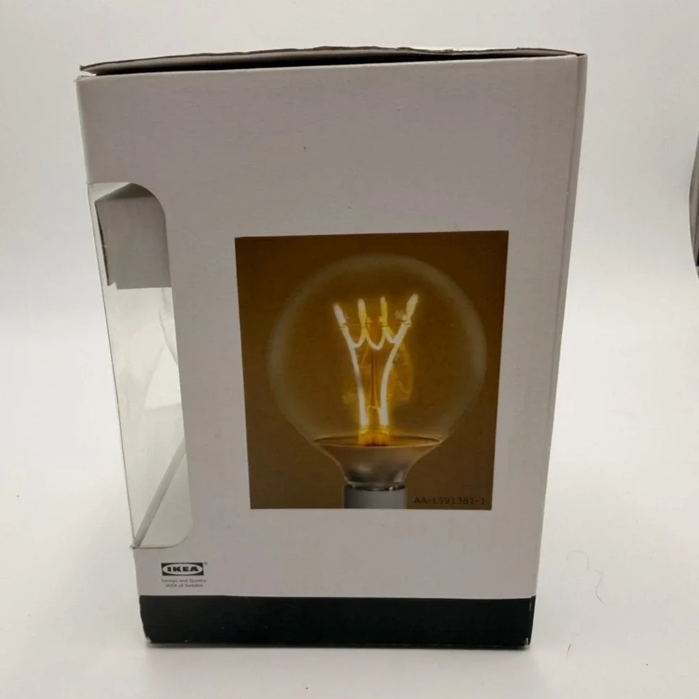 IKEA Nittio‎ LED Bulb Hemma Cord Set Unisex OS Copper New Decorative Filament